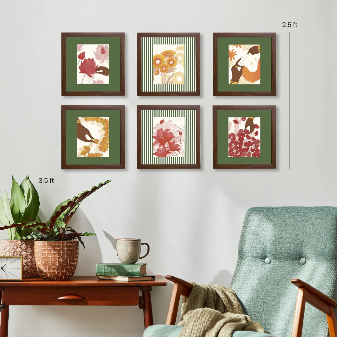 Flower Picking | Gallery Wall Art Set