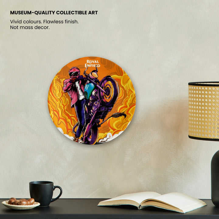 Bullet Blaze | Ceramic Decor Plates | 10"