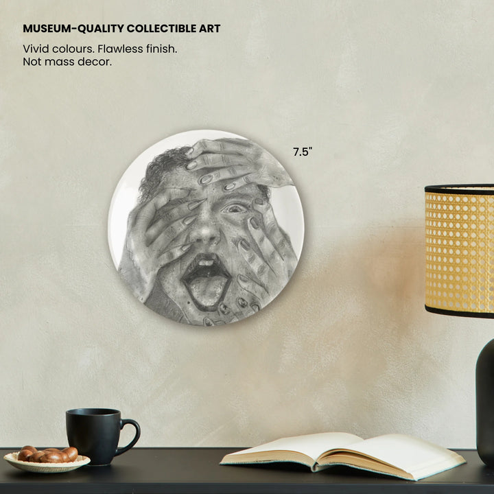 Human After All | Young Artist Decor Plate | 7.5"