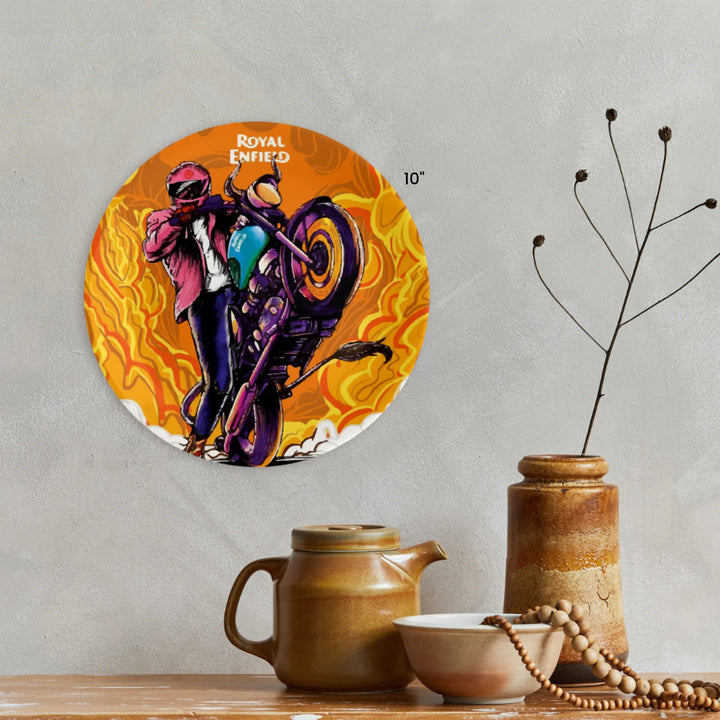 Bullet Blaze | Ceramic Decor Plates | 10"