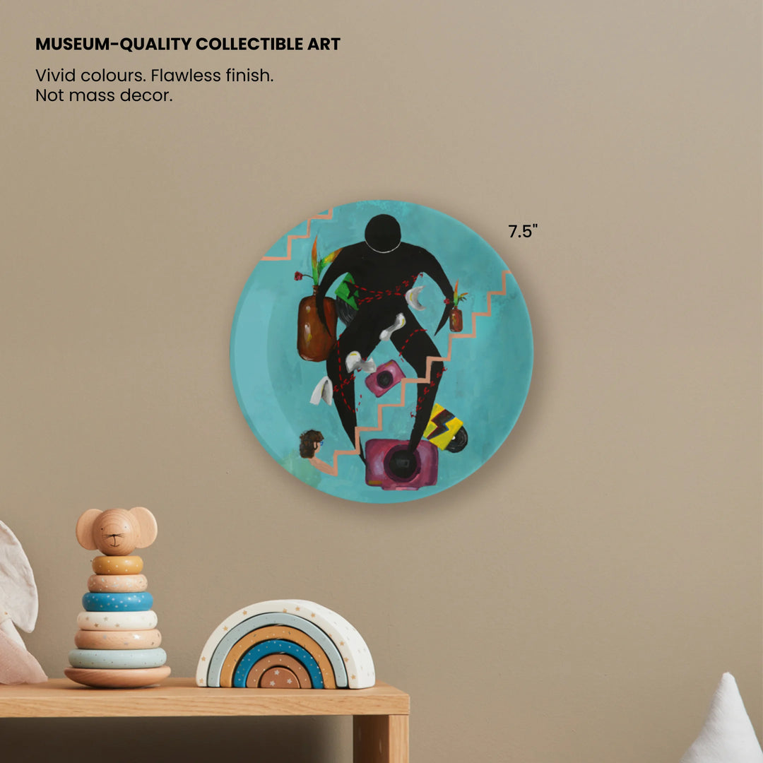 Layers of Being | Young Artist Decor Plate | 7.5"