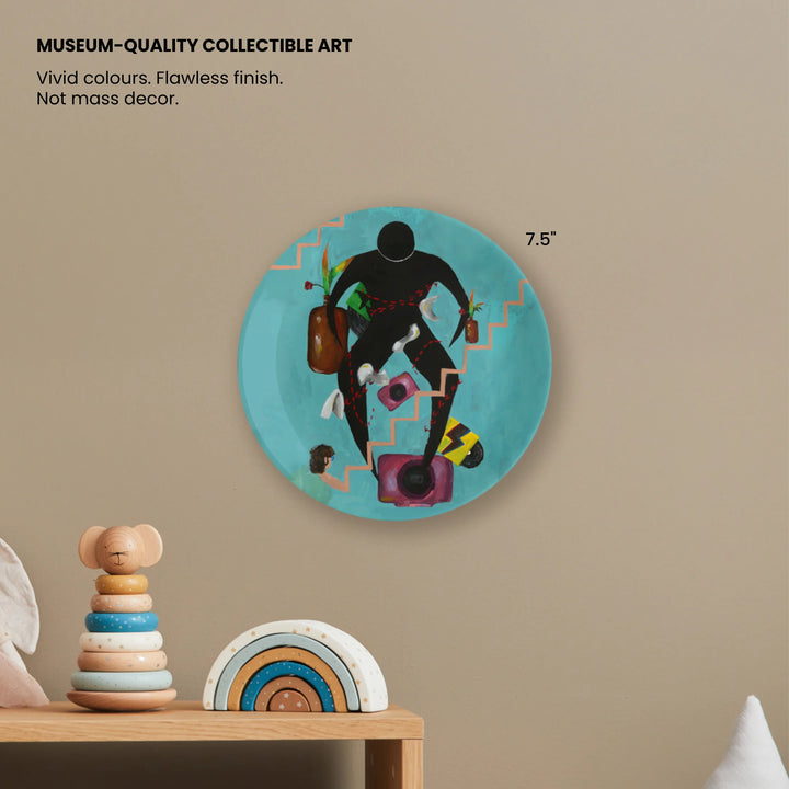 Layers of Being | Young Artist Decor Plate | 7.5"