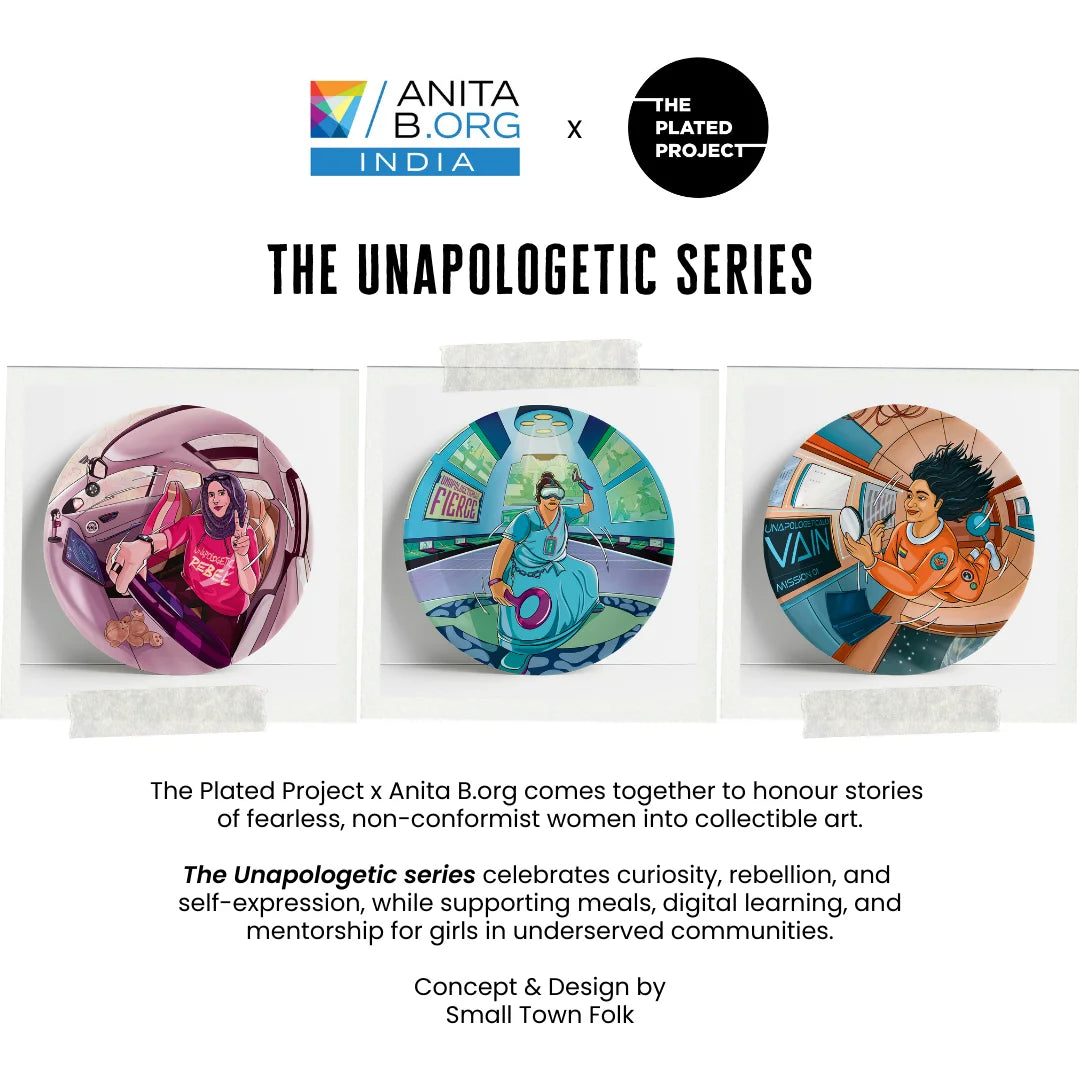 Unapologetically Fierce | Ceramic Decor Plate | 7.5"