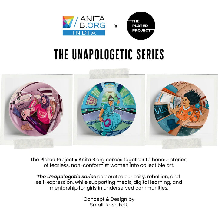 Unapologetically Fierce | Ceramic Decor Plate | 7.5"