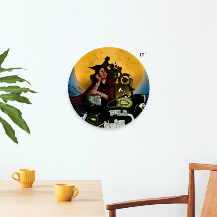 Quiet Rider | Ceramic Decor Plates | 10"