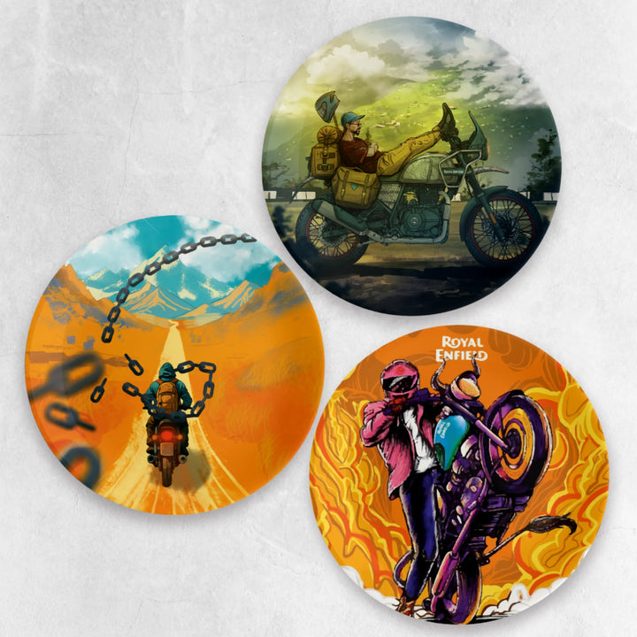 The Rider’s Trilogy | Ceramic Decor Plates | Set of 3