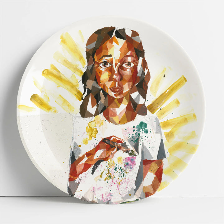The First Stroke | Young Artist Decor Plate | 7.5"