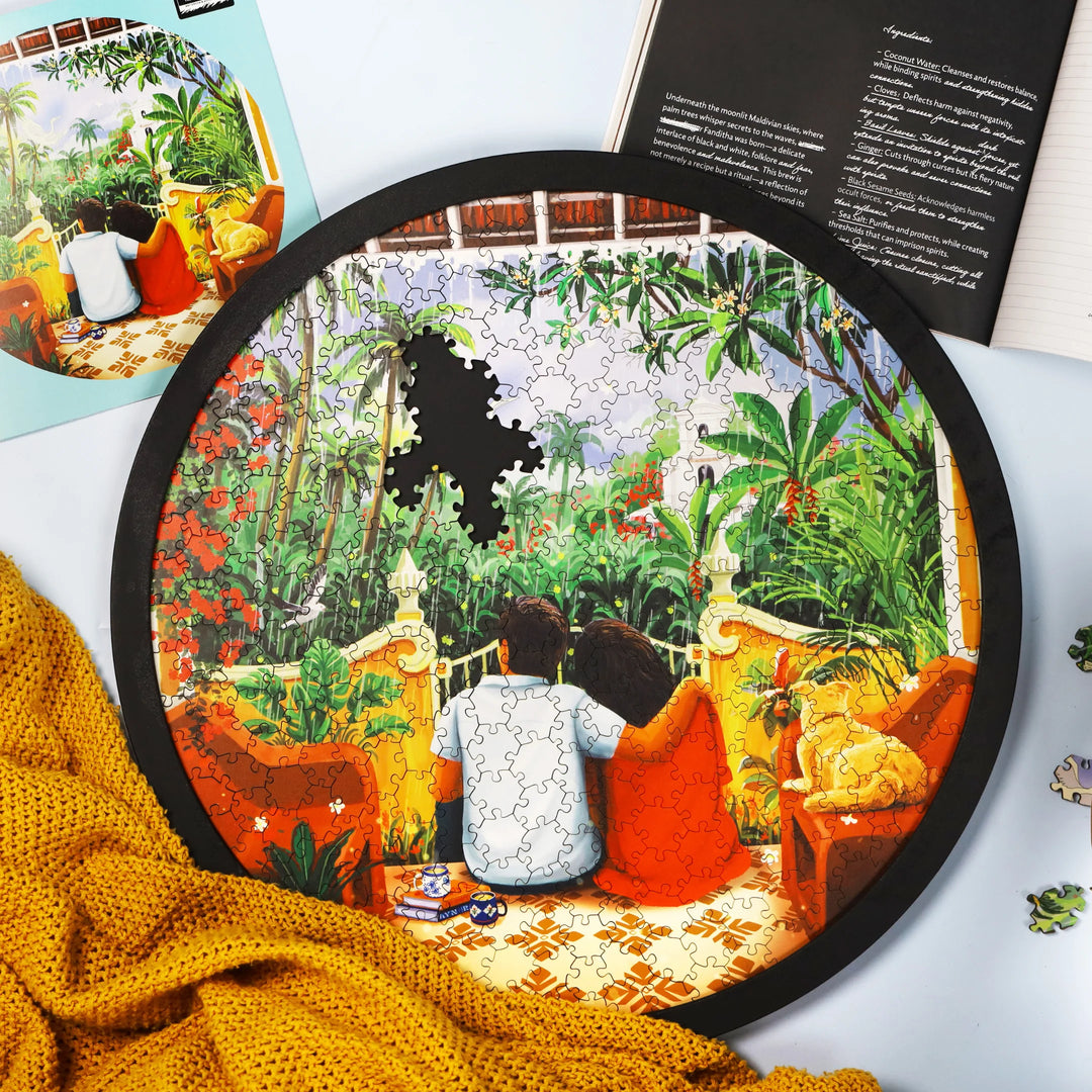 Shop Art Puzzle Games Warmth of a Shoulder Framed Puzzle