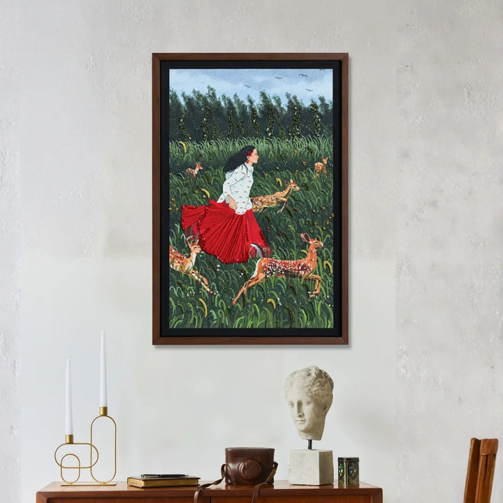 The Wild Remembers | Hand-Embroidered Canvas | Luxe Edit