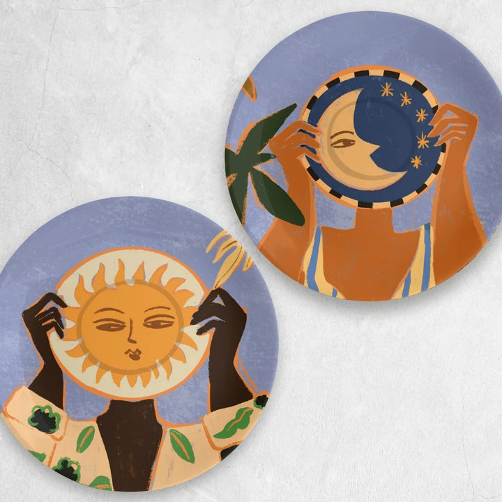 Same Sky | Ceramic Decor Plates | Set of 2