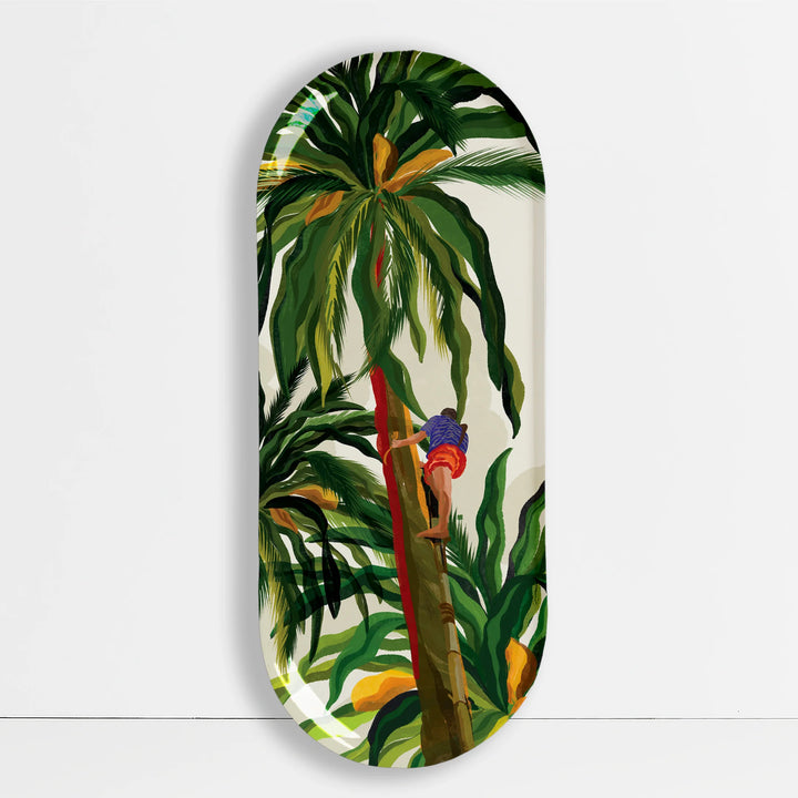 The Climb | Premium Metal Wall Art Panel | 8” × 20”