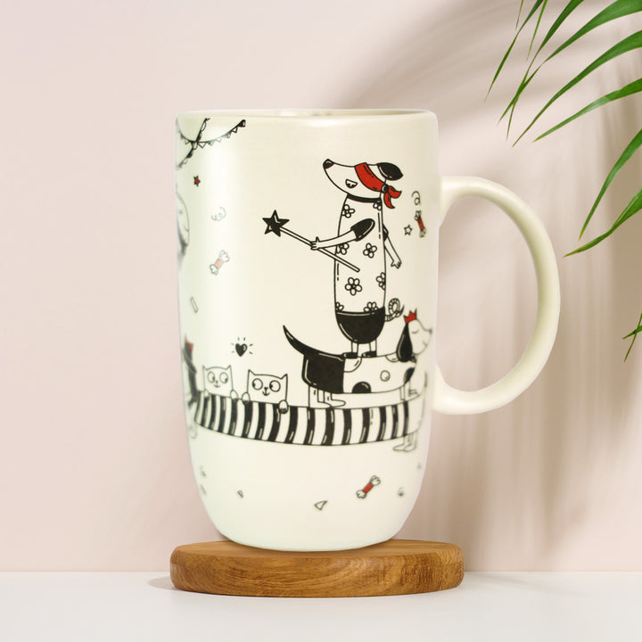 Woofing Wonderland | Tall Matte Mug