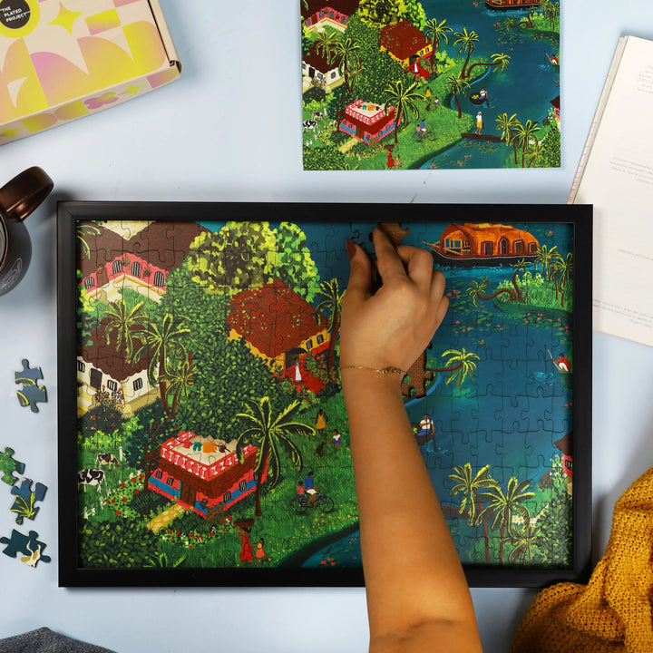 In the Blink of an Eye | Framed Puzzle - A3 | 200 pieces