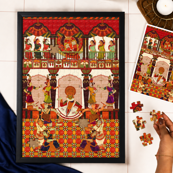 Natya Kathe | Frameable A3 Art Puzzle | 200 Pieces