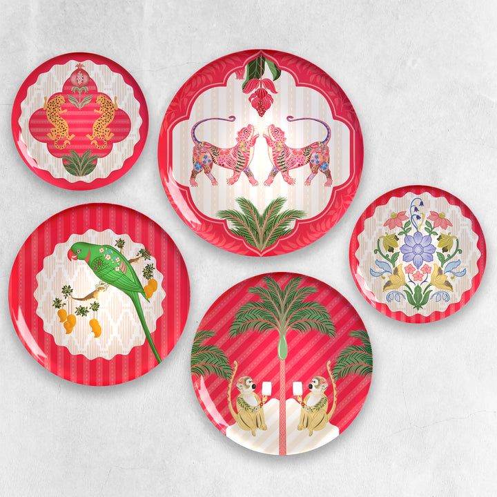 Jungle Jamboree | Premium Metal Decor | Set of 5