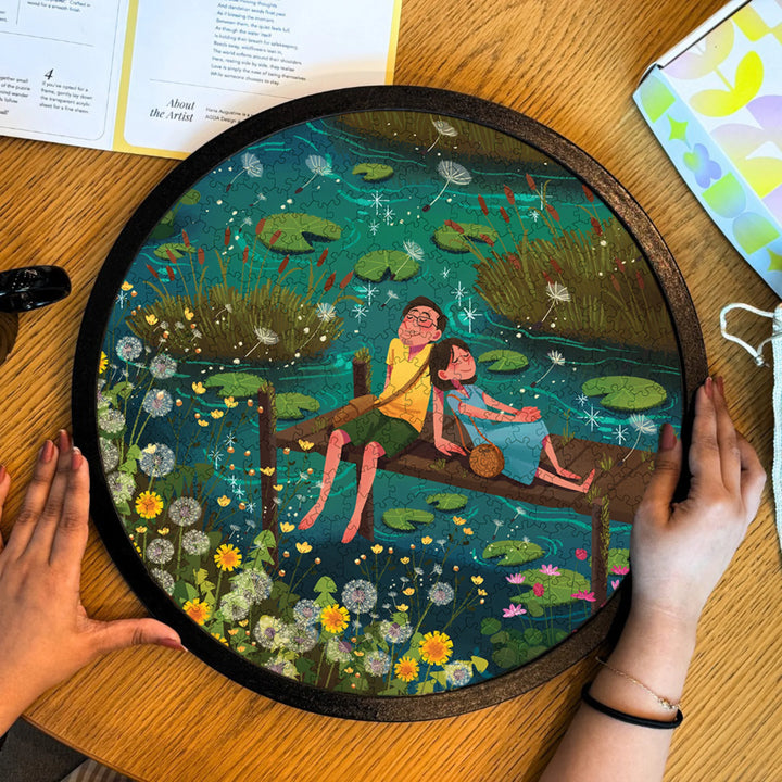 Finding Home | Framed Puzzle - Circular | 300 pieces