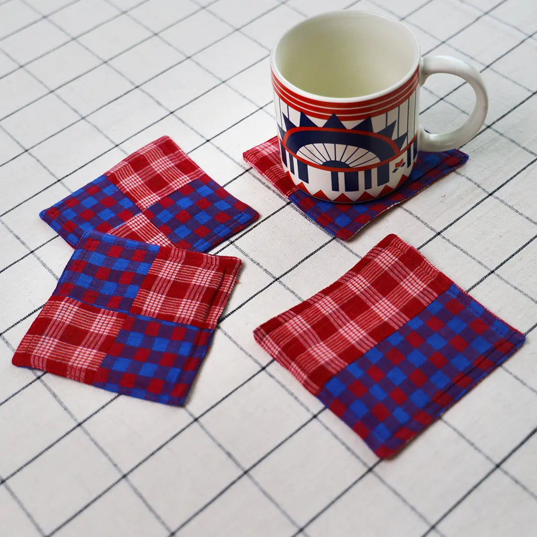 Royal Checkmate | Coasters | Set of 4