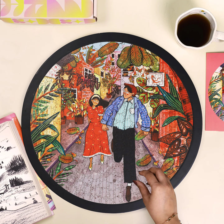 Love will Last | Framed Puzzle - Circular | 300 pieces