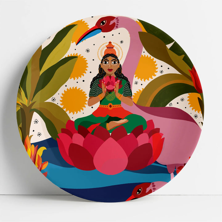 The Heart of Molai Forest | Ceramic Decor Plate | 10"