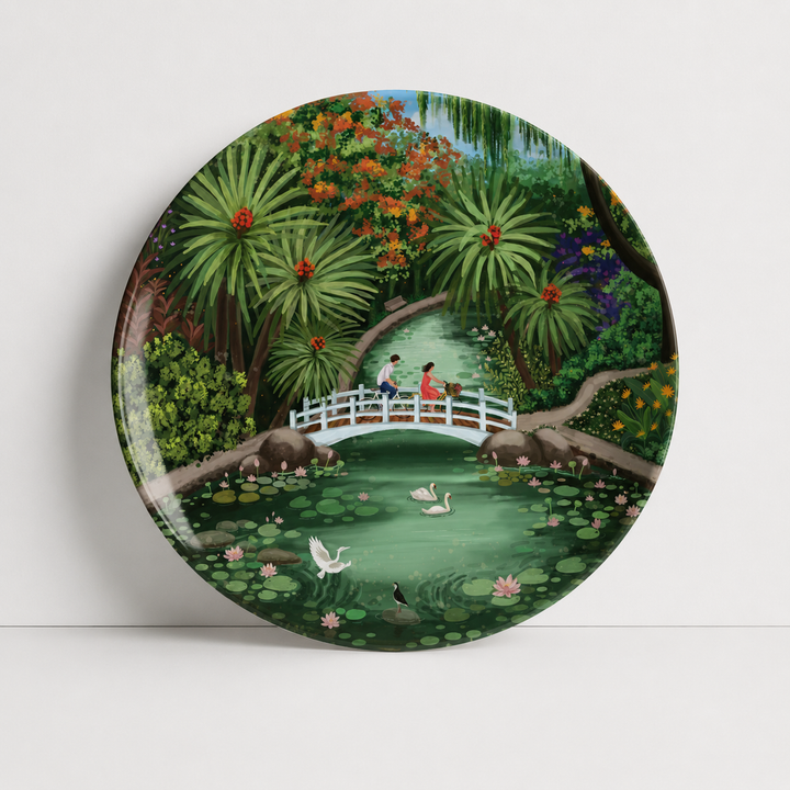 Take the Long Way | Ceramic Decor Plate | 10"