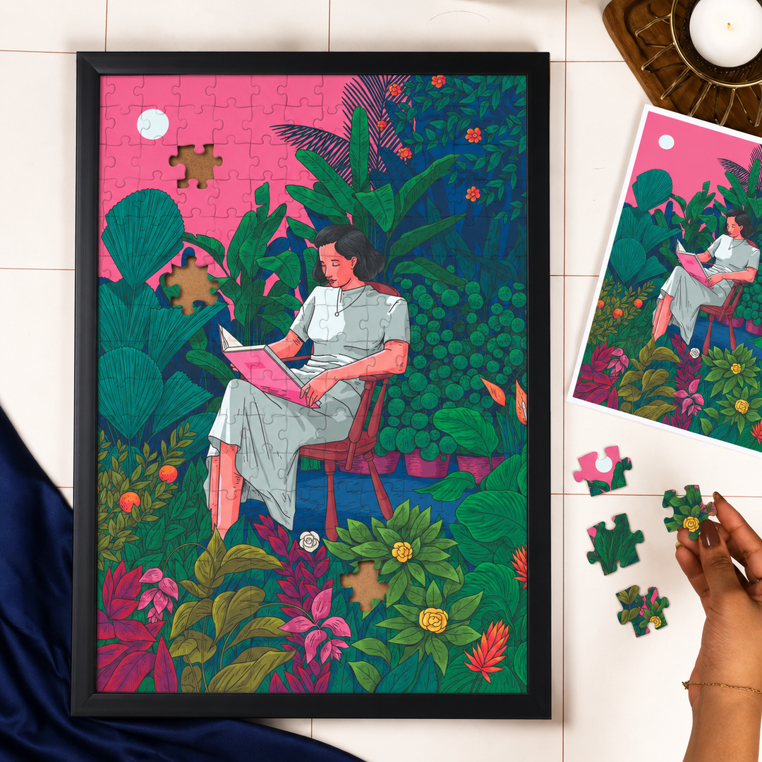 A Garden of Quiet | Frameable A3 Art Puzzle | 200 Pieces