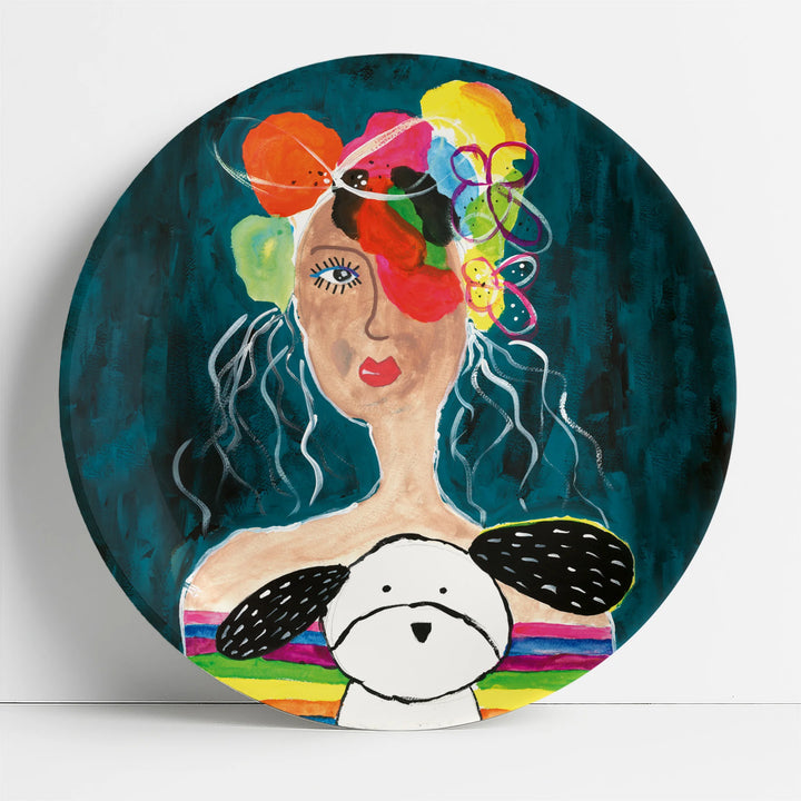 Where Love Sits Still | Young Artist Decor Plate | 7.5"