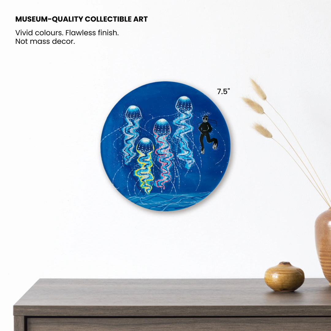 Blue Reverie | Young Artist Decor Plate | 7.5"