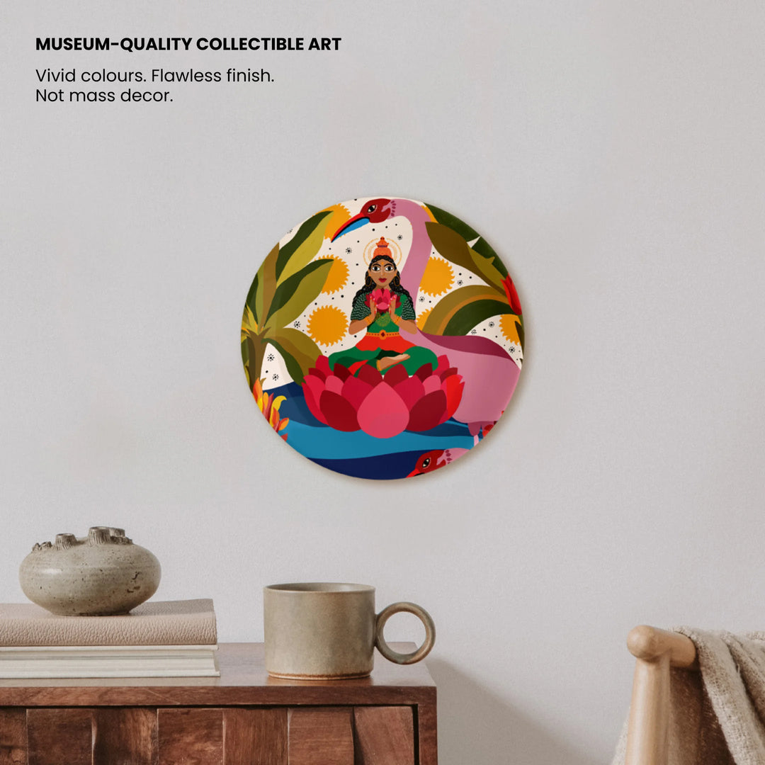 The Heart of Molai Forest | Ceramic Decor Plate | 10"