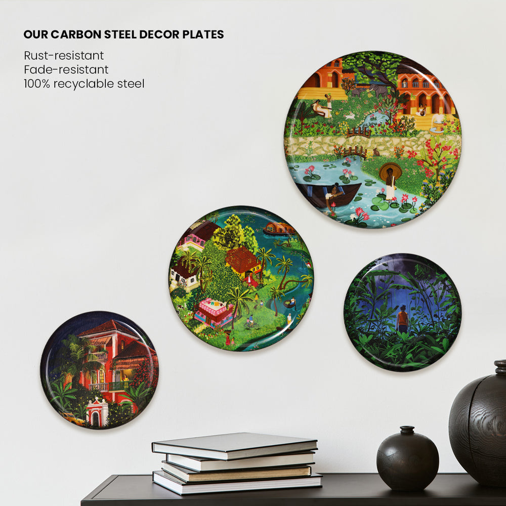 Set of 4 plates inspired by the rains | home decorative items