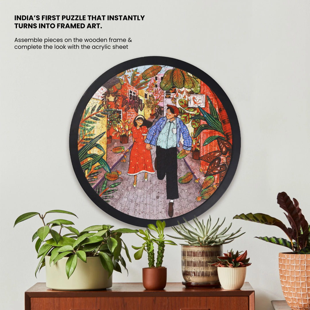 Love will Last | Framed Puzzle - Circular | 300 pieces