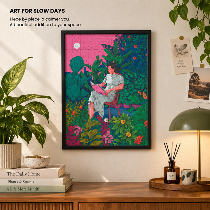 A Garden of Quiet | Frameable A3 Art Puzzle | 200 Pieces