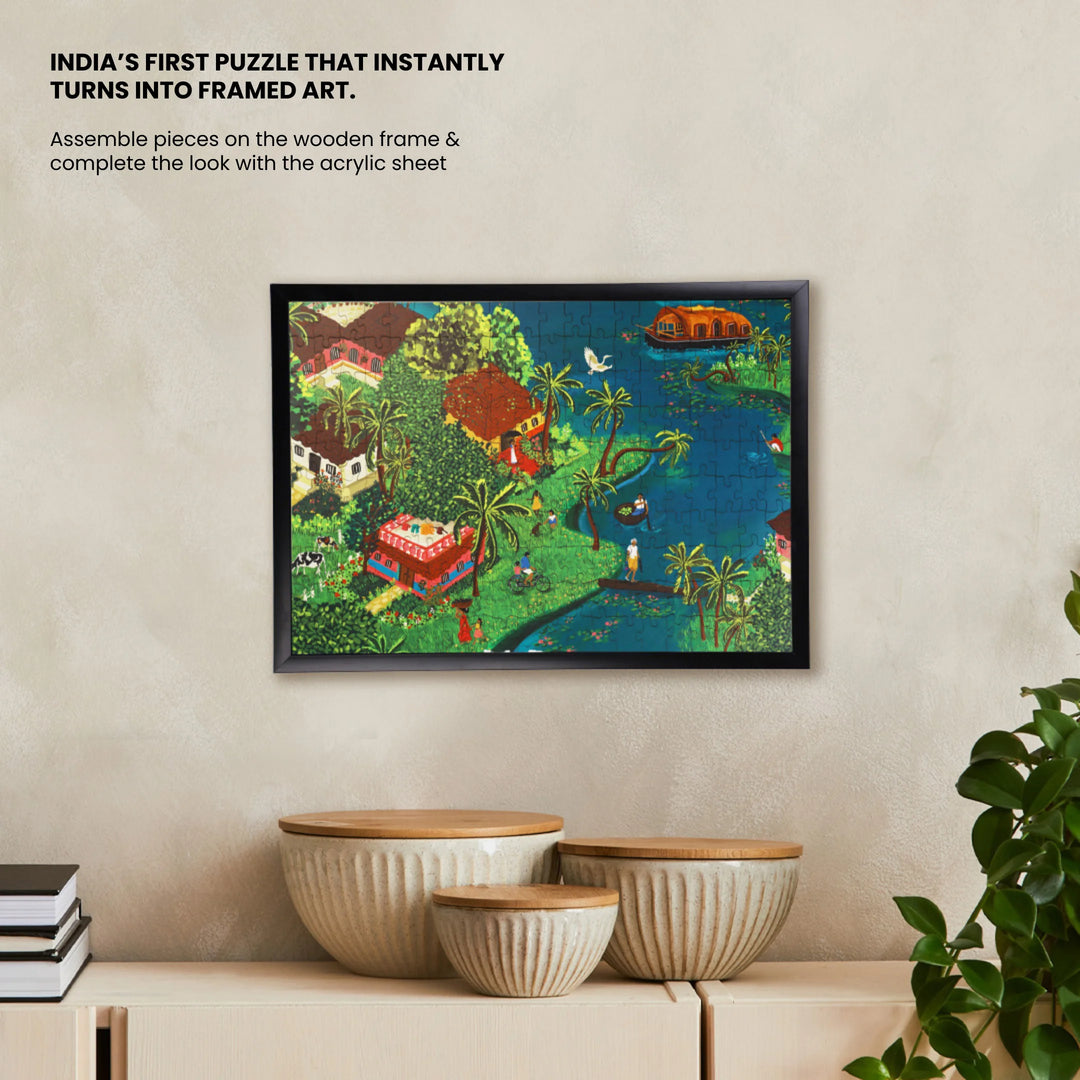 In the Blink of an Eye | Framed Puzzle - A3 | 200 pieces