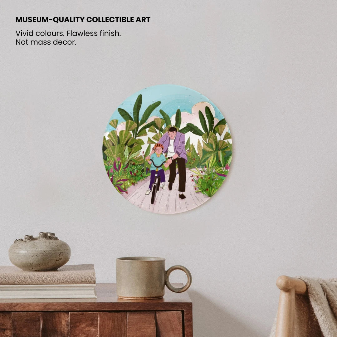 First Ride | Ceramic Decor Plate | 10"