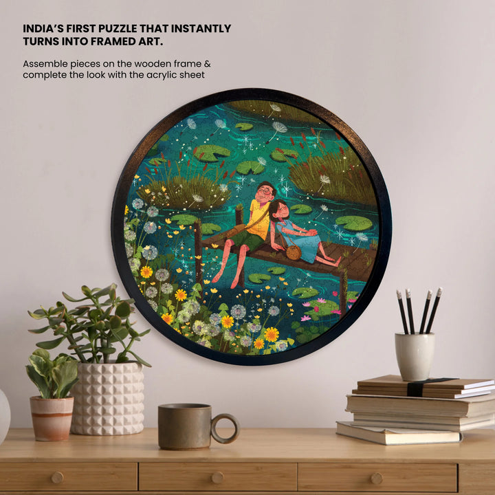 Finding Home | Framed Puzzle - Circular | 300 pieces