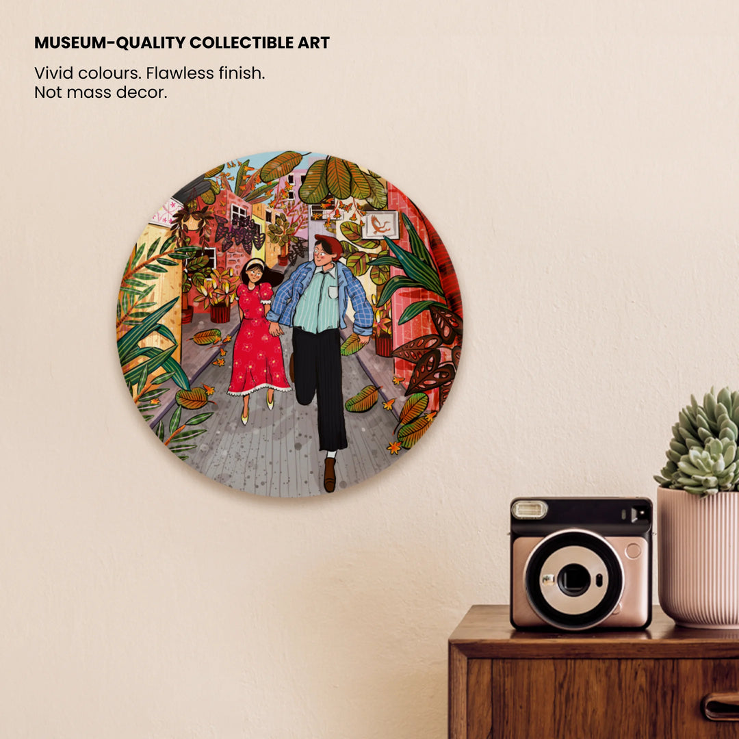 Hand in Hand | Ceramic Decor Plate | 10"