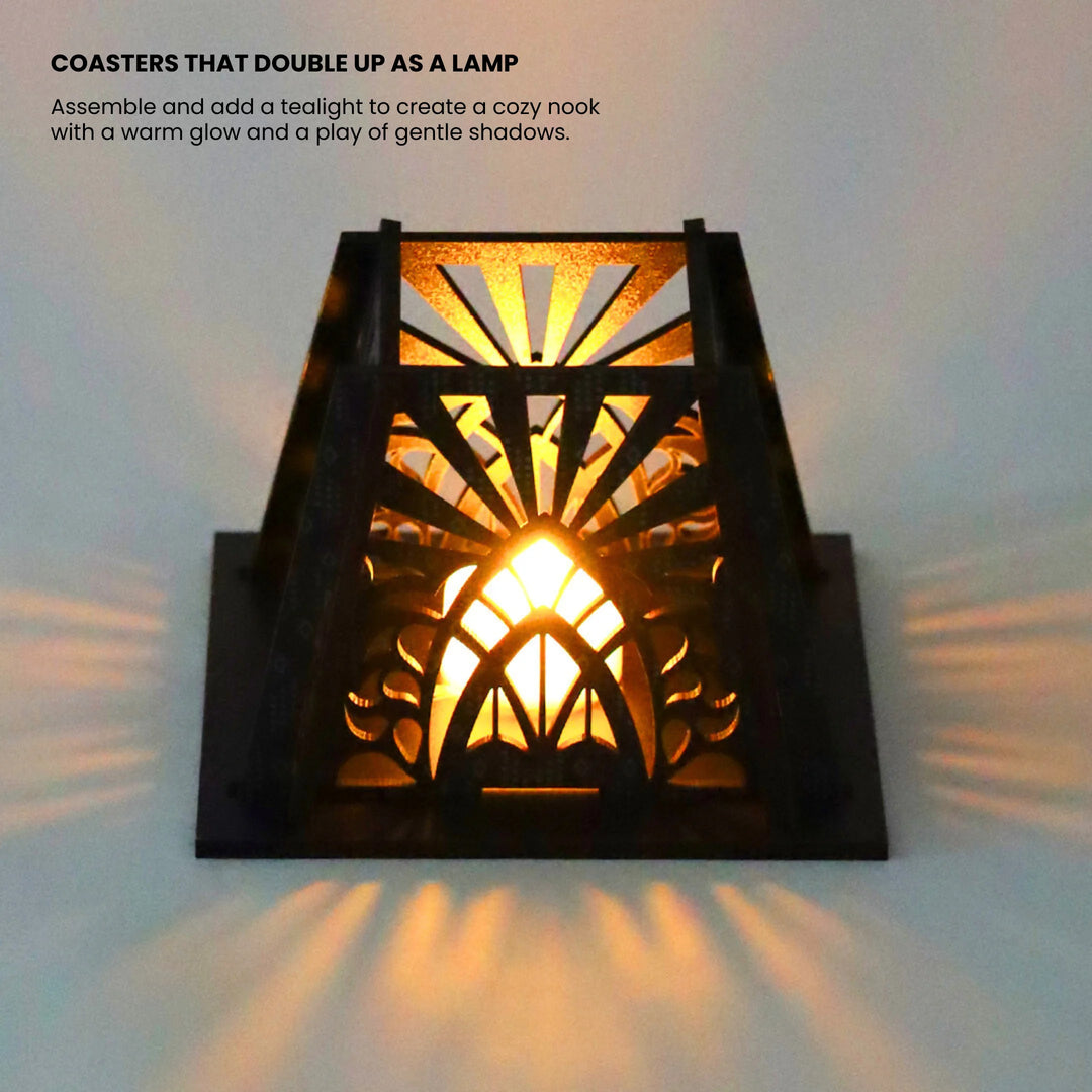 Moonbeam | Moodlight Coasters | Set of 4