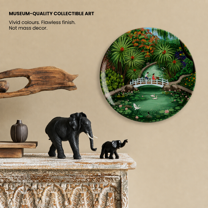 Take the Long Way | Ceramic Decor Plate | 10"