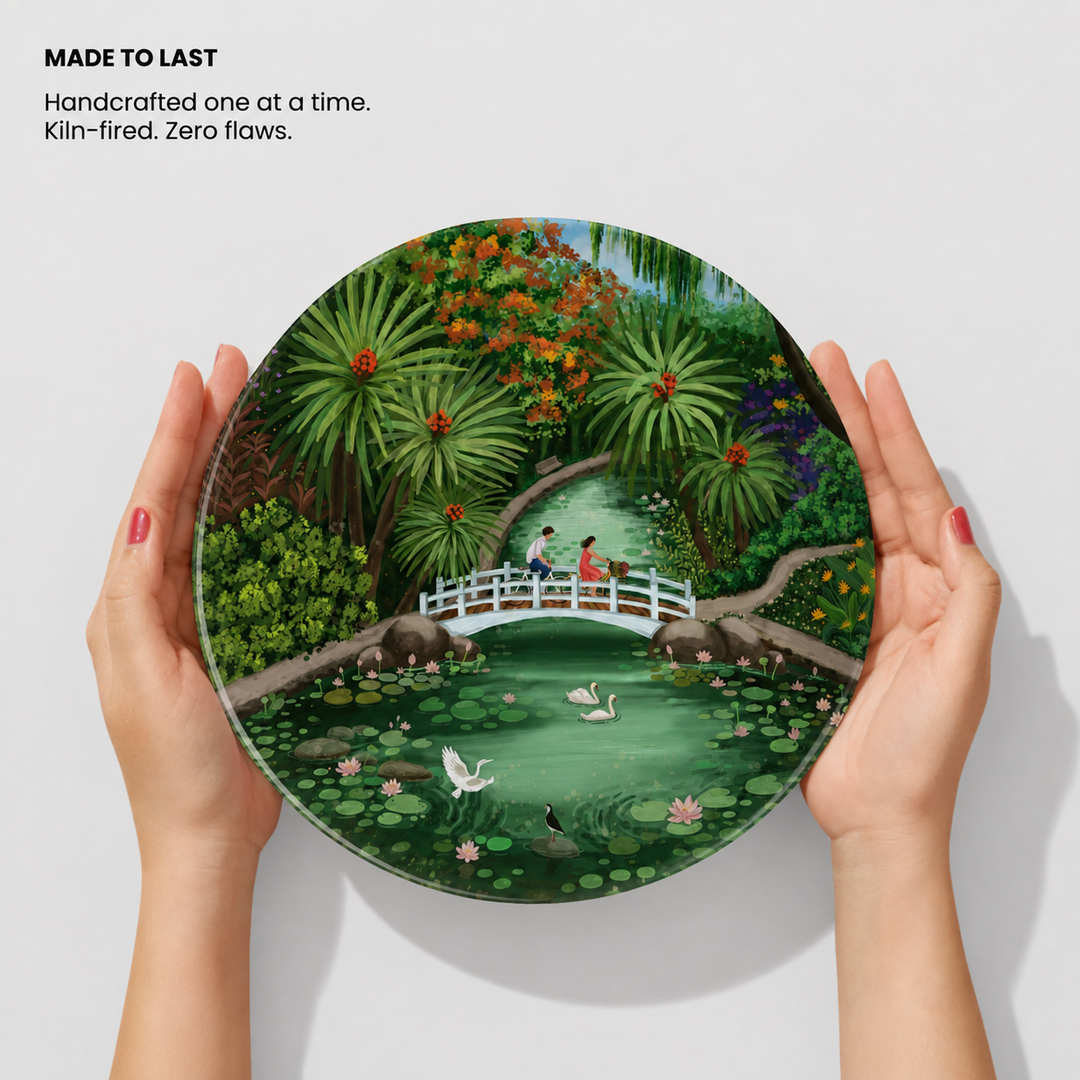 Take the Long Way | Ceramic Decor Plate | 10"