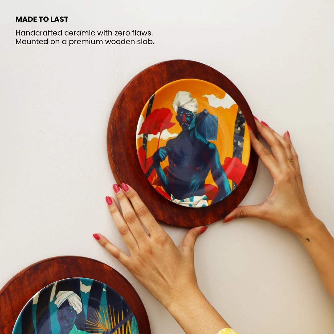 Seeds of Tomorrow | Luxe Ceramic Decor Plates | Set of 3