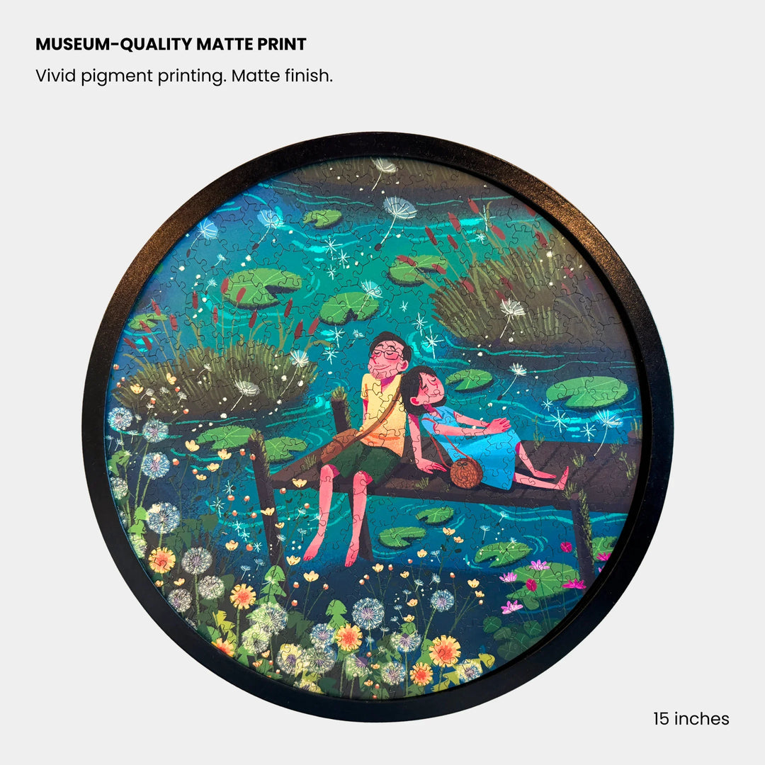 Finding Home | Framed Puzzle - Circular | 300 pieces