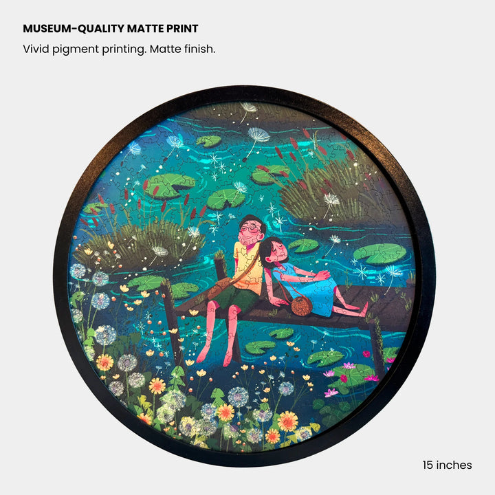 Finding Home | Framed Puzzle - Circular | 300 pieces