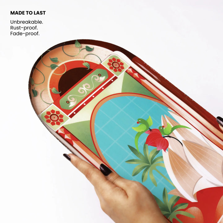 The Heart of Delhi | Premium Metal Wall Art Panel | Set of 3