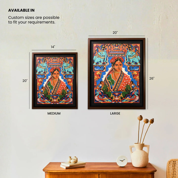 Still, She Holds | Embroidered Canvas