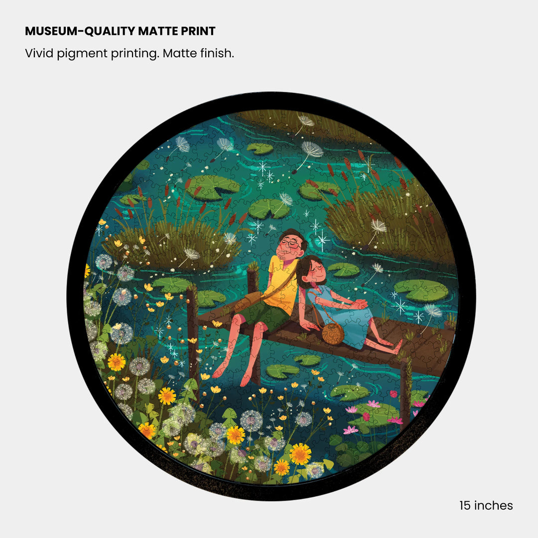 Finding Home | Framed Puzzle - Circular | 300 pieces