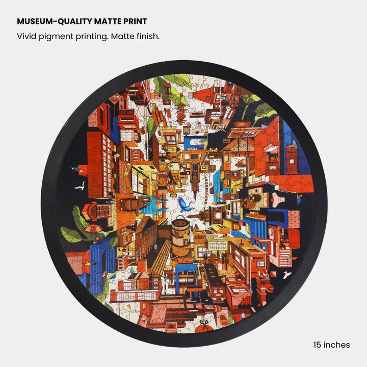 Puzzle sets for adults crafted in museum-quality matte print 
