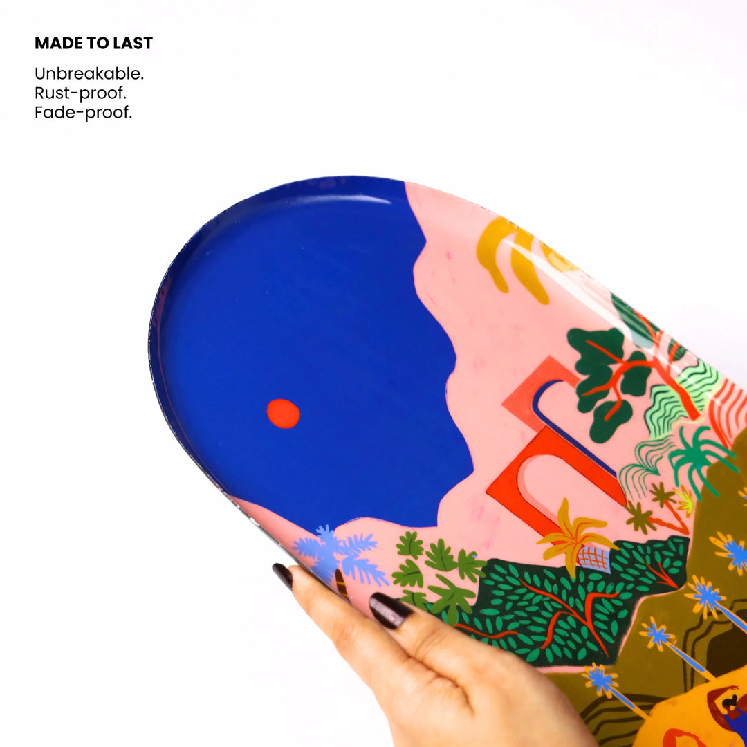 The Dancers | Premium Metal Wall Art Panel | 8” x 13”