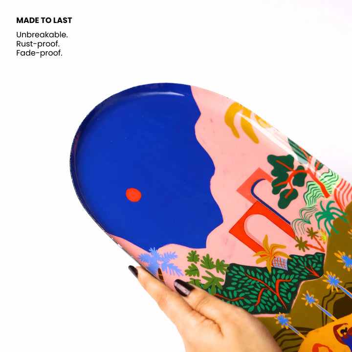 The Dancers | Premium Metal Wall Art Panel | 8” x 13”