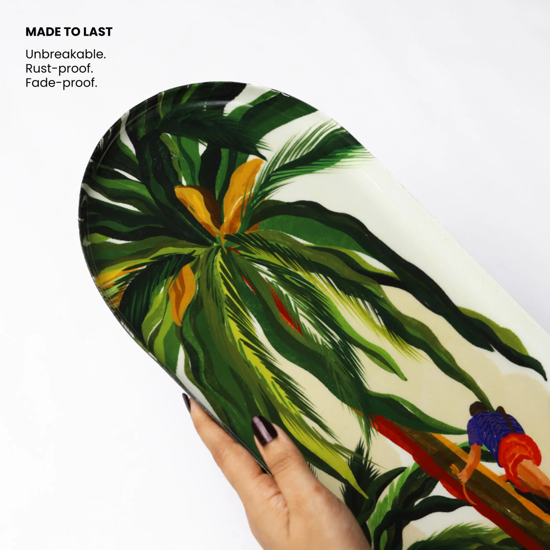 The Climb | Premium Metal Wall Art Panel | 8” × 20”