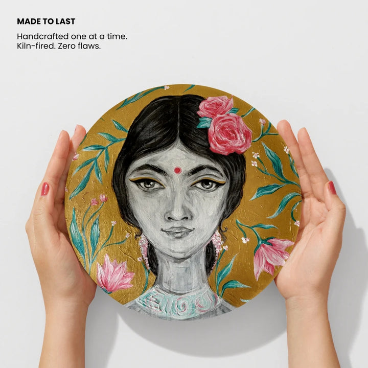 Bloom | Ceramic Decor Plates | Set of 2