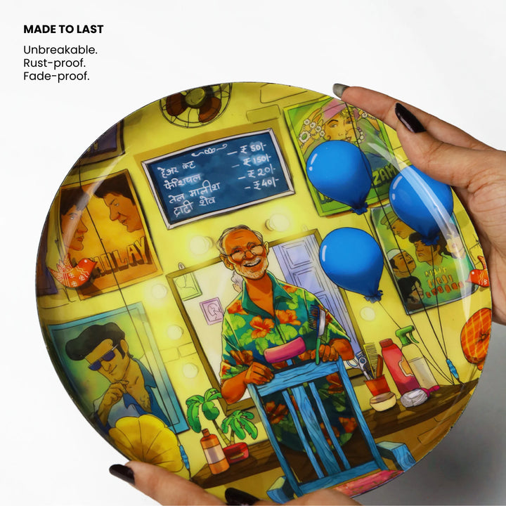 The Colourful Quirks | Premium Metal Decor | Set of 3